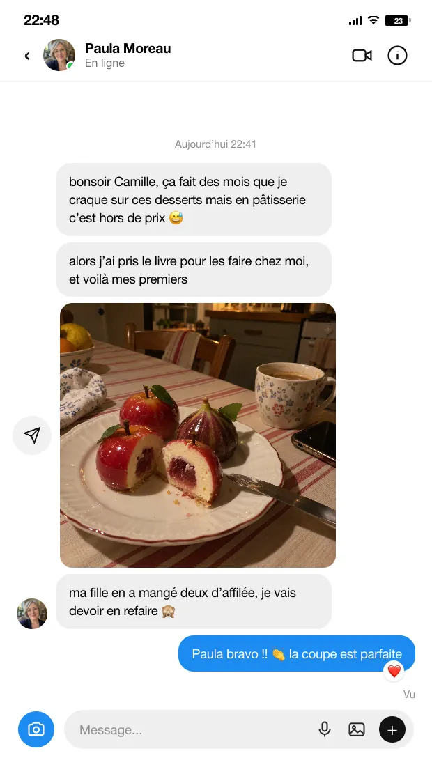 Message de Paula