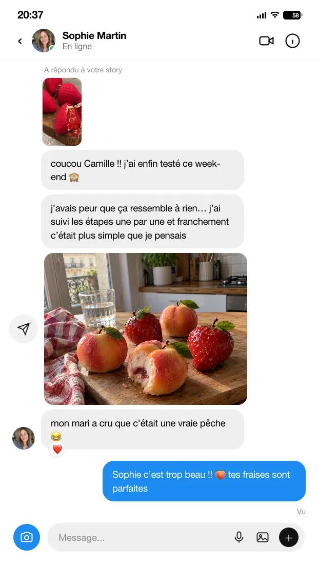 Message de Sophie